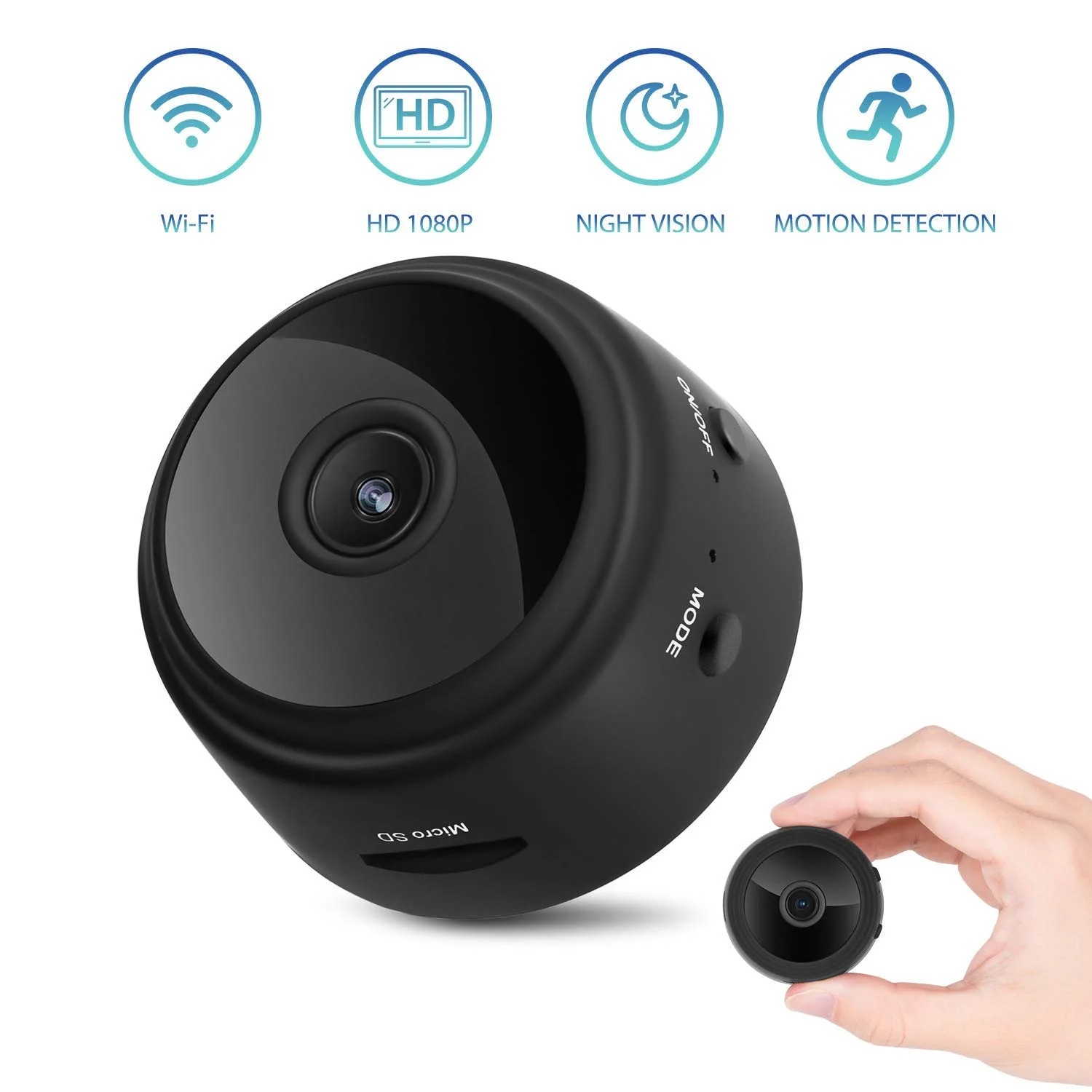 Mini HD 1080P Portable Magnetic WiFi Security DVR Camera for
