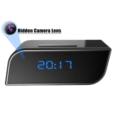 Full HD WiFi Night Vision Motion Detection & Alarm Push Surveillance Table Clock Spy Camera 1080P
