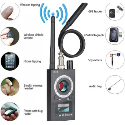 RF Spy Camera Detector and Wireless Bug Detector GSM Listening Device Finder Radar Radio Scanner