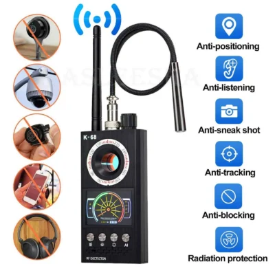 Wireless Signal Detector RF Bug Finder Anti Candid Camera GPS Tracker Finder