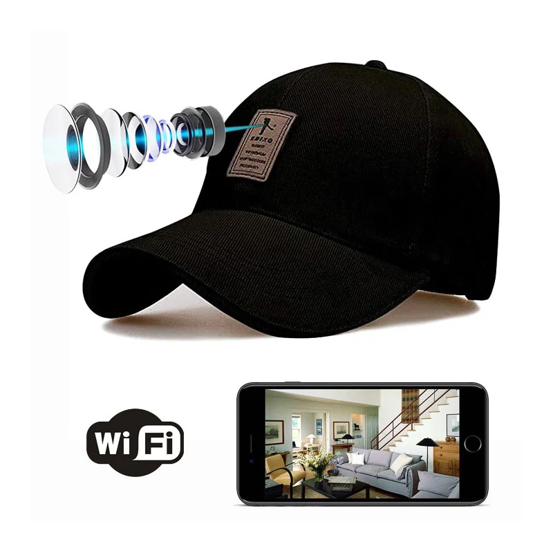 HIDDEN CAMERA HAT CAP network HD Camera Video Recorder YouTube IG good Live Stream Hi